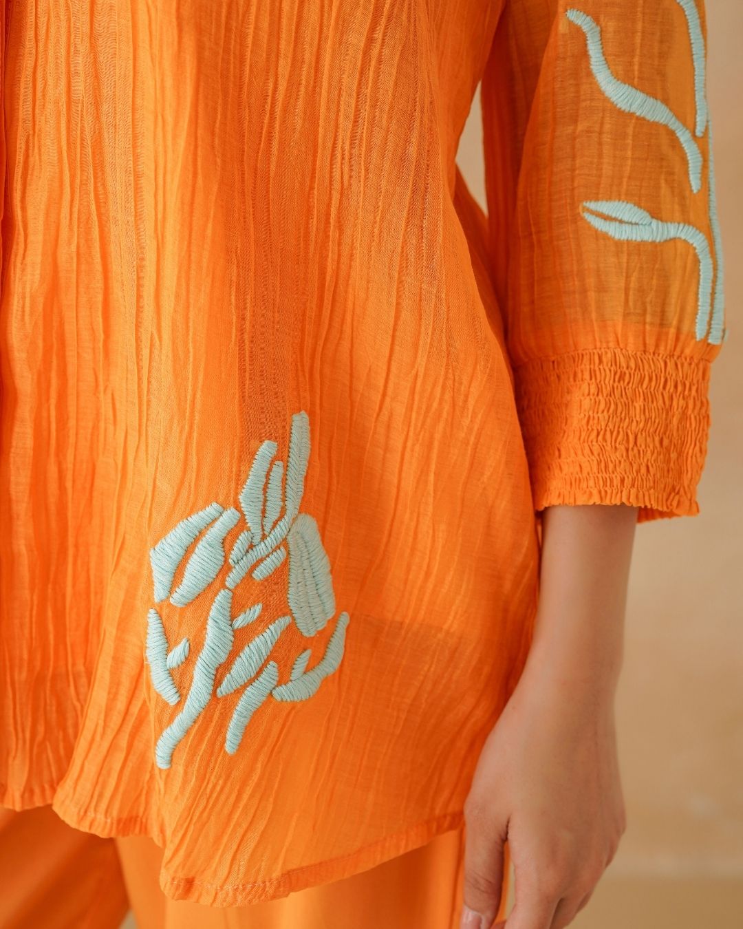 Orange shirt only
