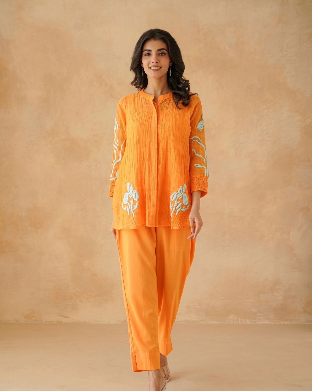 Orange shirt only