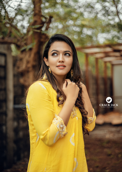 Yellow Story Kurta Set