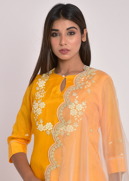 Kesar Phool Kurta Set