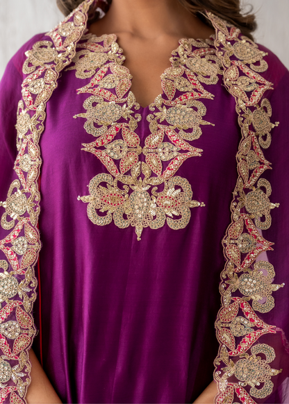 Deep Purple Suit Set
