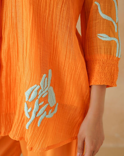 Orange shirt only